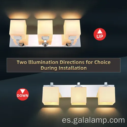 Luz de tocador de baño LED contemporáneo